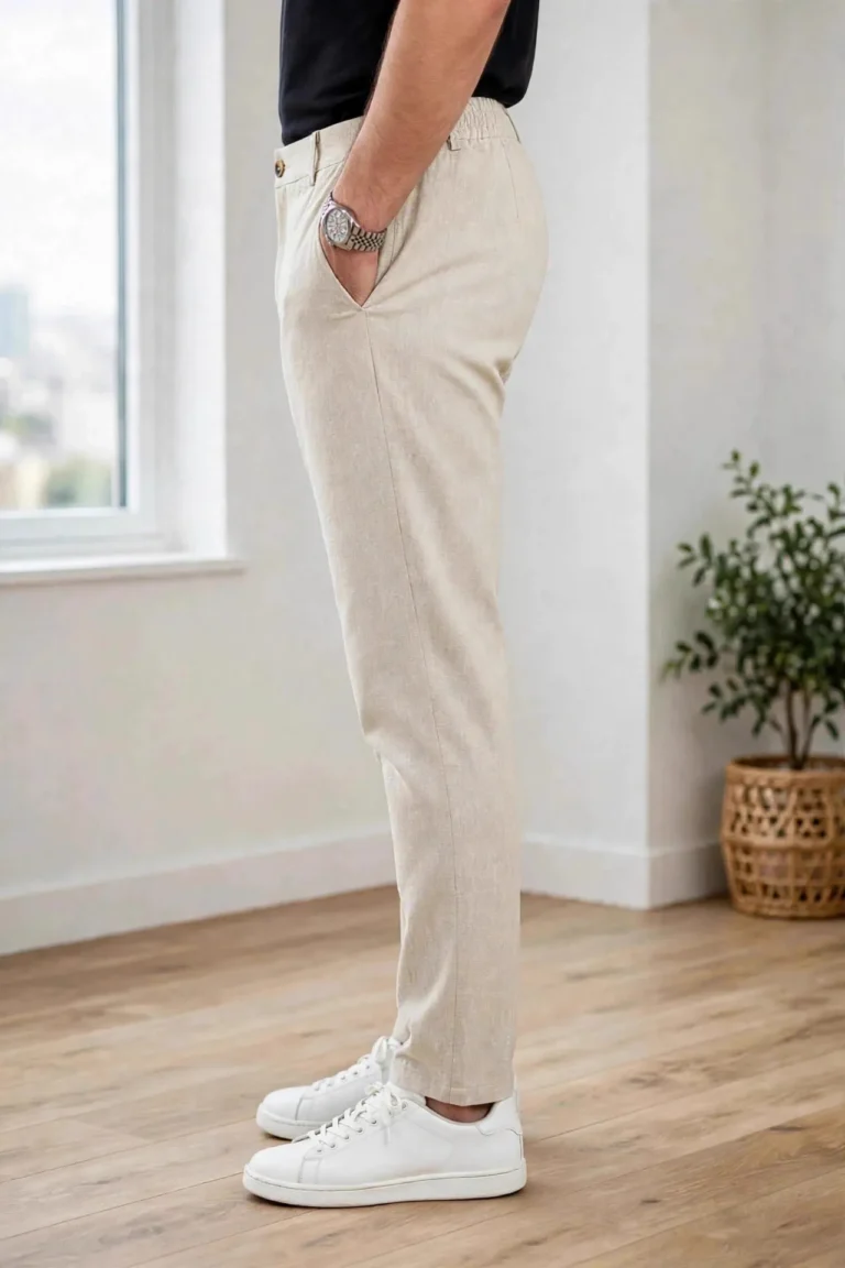 Rovyx Linen Trouser Cream Side 768x1152